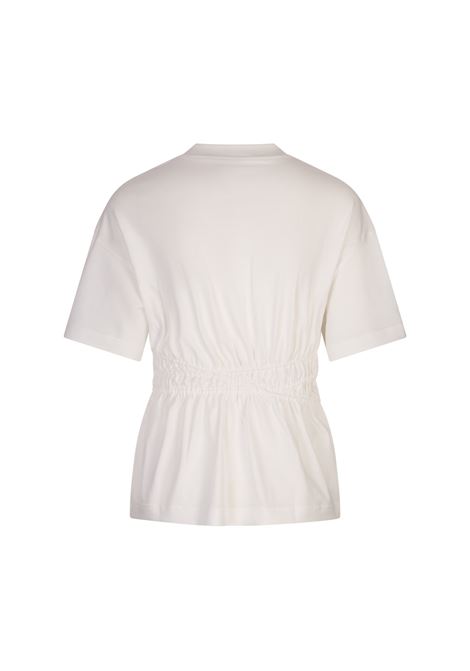 Optic White Ruffle T-Shirt ALEXANDER MCQUEEN | 803307-QLADD9000