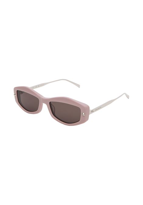 Geometric Spike Studs Sunglasses in Pink/Smoky ALEXANDER MCQUEEN | 803372-J07706704