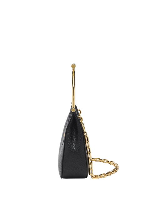 Mini Cross-Bar Bag in Black/Gold ALEXANDER MCQUEEN | 803525-1VDBG1000