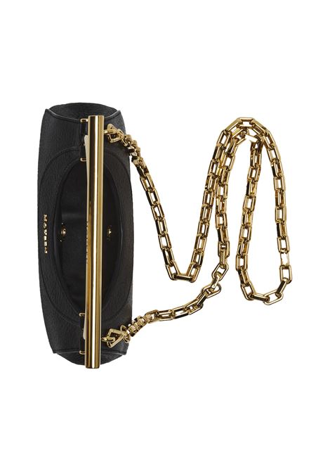 Mini Cross-Bar Bag in Black/Gold ALEXANDER MCQUEEN | 803525-1VDBG1000