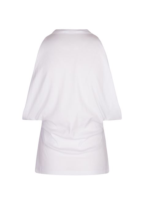 Canotta A Coste in Bianco Ottico ALEXANDER MCQUEEN | 804191-QLADW9000