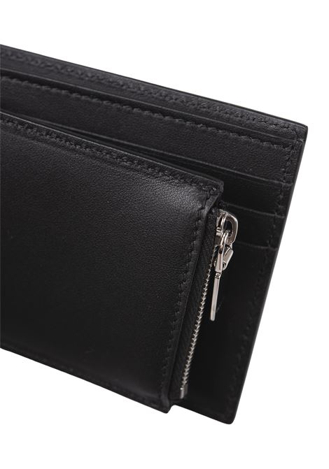 Black Bi-Fold Wallet With Logo ALEXANDER MCQUEEN | 805067-1AATS1000