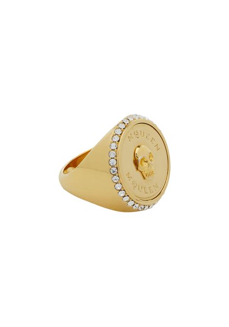 Anello Sovereign Skull in Oro ALEXANDER MCQUEEN | 807027-J160G4135