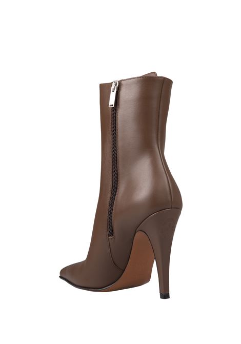 Brown Birdee Ankle Boots ALEXANDER MCQUEEN | 808127-WHABP2163