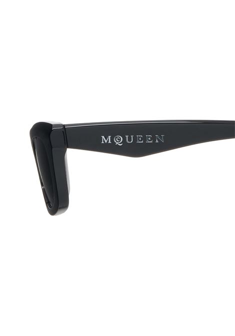 Geometric Sunglasses With McQueen Logo In Black/Fume' ALEXANDER MCQUEEN | 809928-J07491056