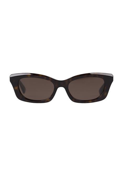 Occhiali Da Sole Geometrici Con Logo McQueen in Havana ALEXANDER MCQUEEN | 809928-J07492305