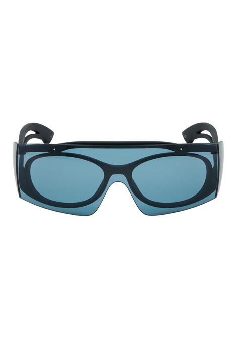 Two-Tone Sunglasses in Black/Blue ALEXANDER MCQUEEN | 810905-J07521041