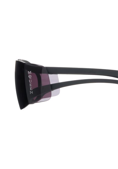 Two-Tone Sunglasses in Black/Smoke ALEXANDER MCQUEEN | 810905-J07521056