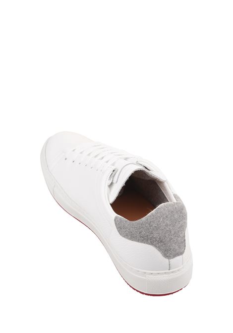 Sneakers Giannutri In Pelle Bianca Con Spoiler Grigio ANDREA VENTURA | PF-GIANNUTRI/ATMOSPHEREBIANCO-GRIGIO