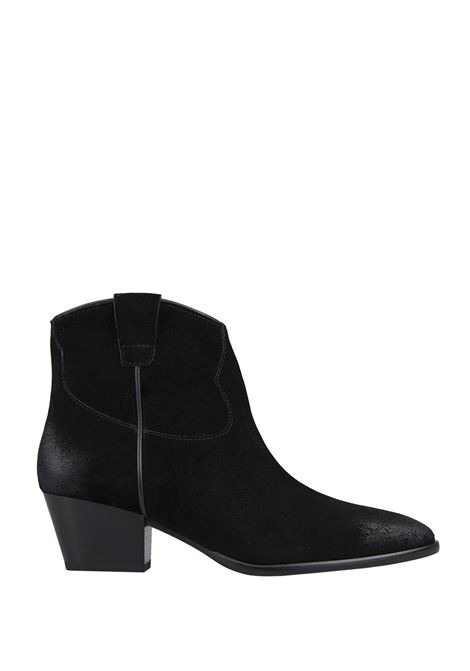 Fame Ankle Boots In Black Suede ASH | F24-FAME01