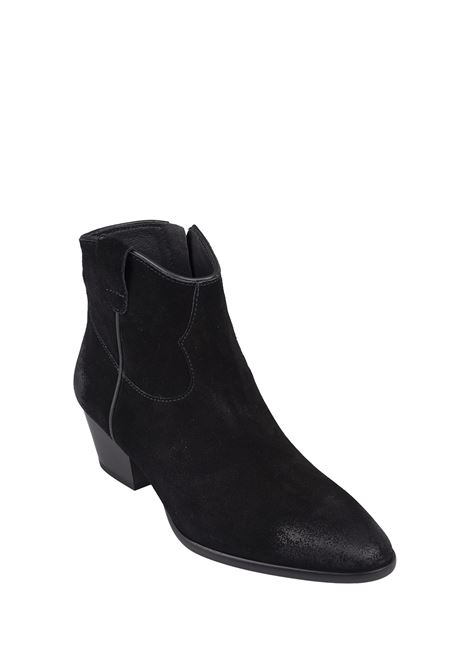 Fame Ankle Boots In Black Suede ASH | F24-FAME01