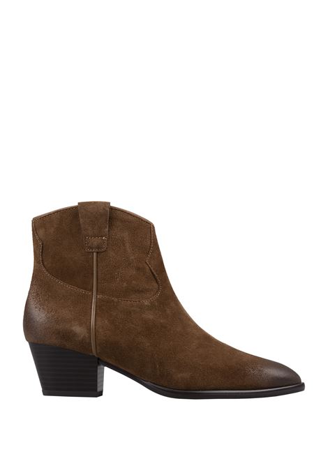 Fame Ankle Boots In Brown Suede ASH | F24-FAME02