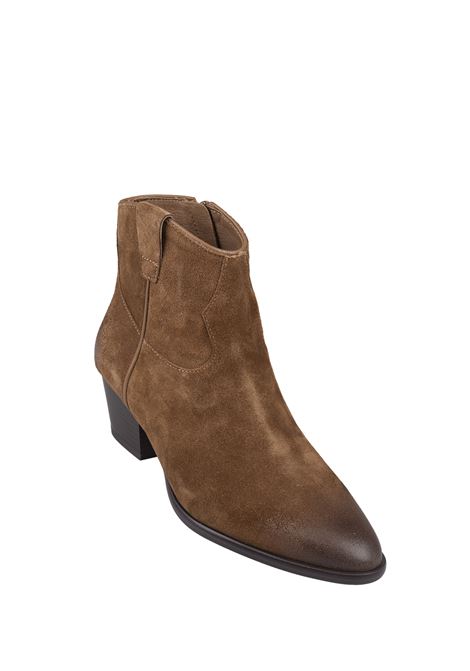 Fame Ankle Boots In Brown Suede ASH | F24-FAME02