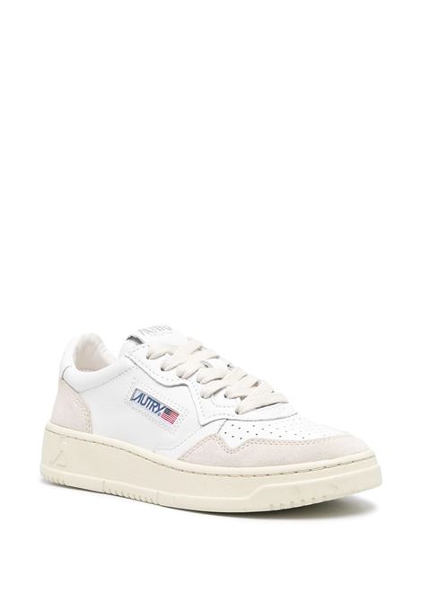 Medalist Low Sneakers In White Suede and Leather AUTRY | AULWLS33