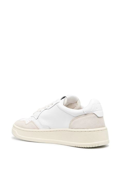 Medalist Low Sneakers In White Suede and Leather AUTRY | AULWLS33