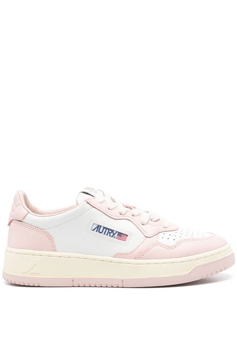 Sneakers Medalist Low In Pelle Bianca e Powder AUTRY | AULWWB52