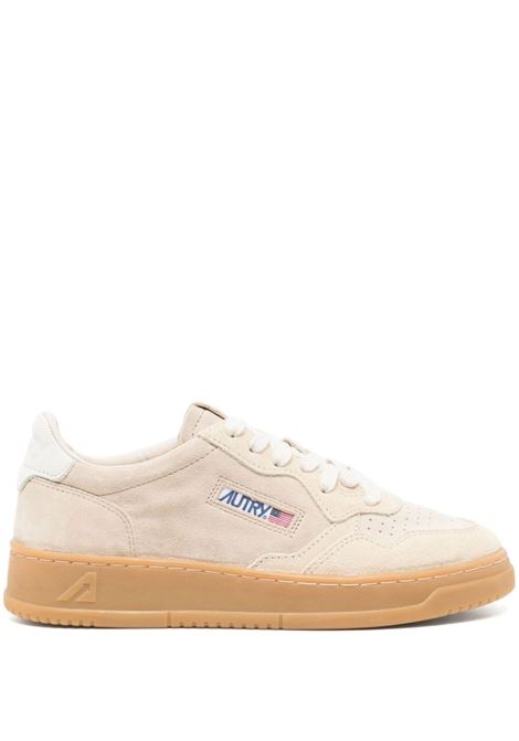 Super Vintage Medalist Low Sneakers In Beige Suede AUTRY | AULWXS17