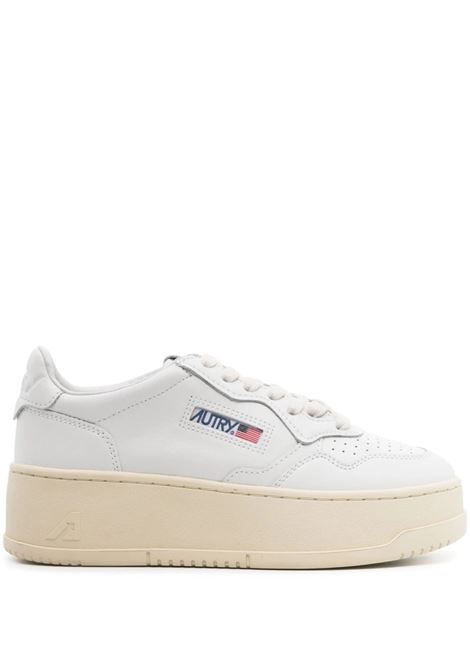 AUTRY Sneakers Low Medalist Platform Bianche - AUTRY