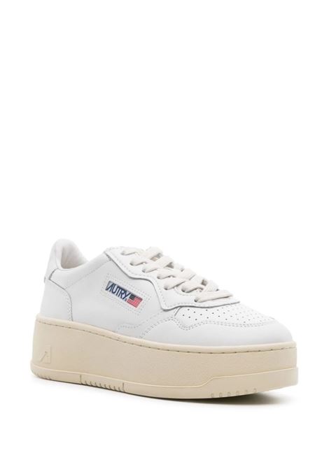 White Medalist Platform Low Sneakers AUTRY | PTLWLL15