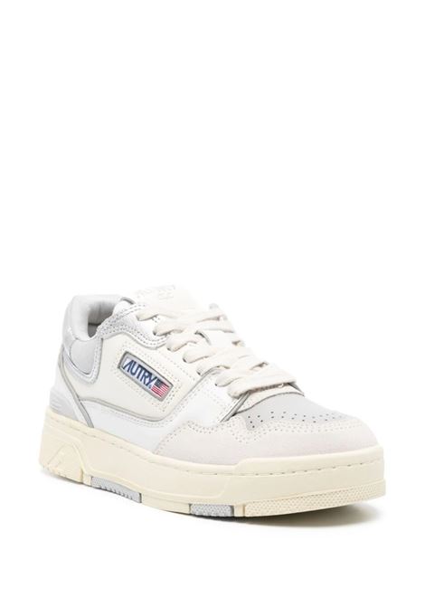 CLC Sneakers In White And Grey Leather AUTRY | ROLWMM34