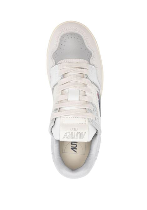 CLC Sneakers In White And Grey Leather AUTRY | ROLWMM34