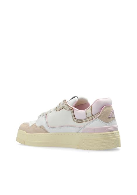 CLC Sneakers In White, Beige and Pink Leather AUTRY | ROLWMM42