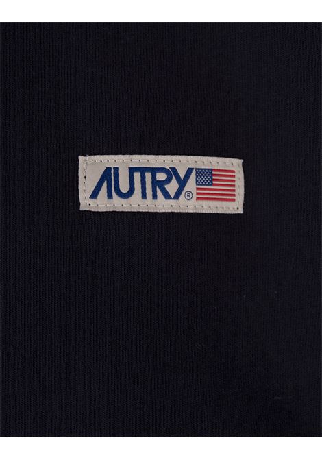 Blue T-Shirt With Applied Logo AUTRY | TSPM08CB