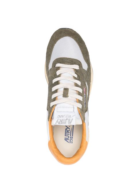 Sneakers Reelwind In Suede Verde e Nylon Riflettente AUTRY | WWLMRL01