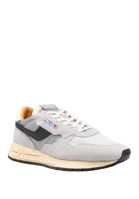 Sneakers Reelwind In Suede Sand e Nylon Riflettente AUTRY | WWLMRL04