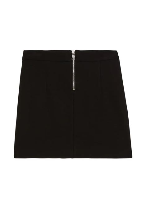 Black Short Skirt With Buttons BALMAIN KIDS | BV7A34-J0371930