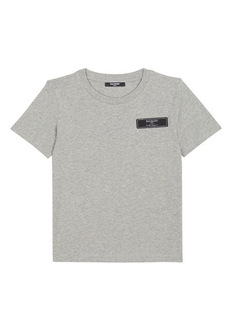 Pierre Balmain T-Shirt In Grey BALMAIN KIDS | BV8P41-Z0207806