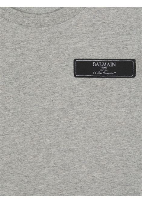 T-Shirt Grigia Pierre Balmain BALMAIN KIDS | BV8P41-Z0207806