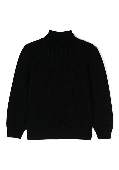 Pierre Balmain Pullover In Black Wool BALMAIN KIDS | BV9P70-Z2359930