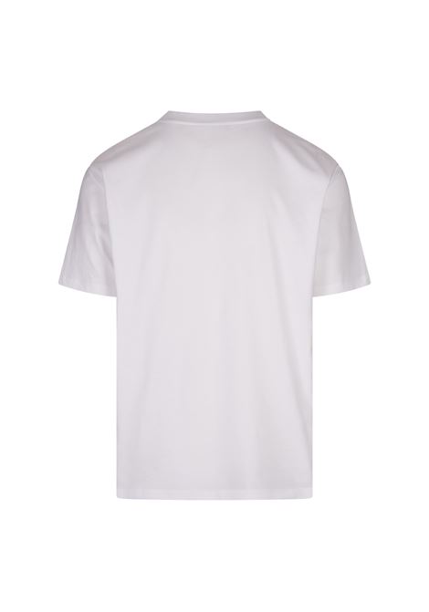 White T-Shirt With Balmain Paris Logo BALMAIN | DH1EG000BB73GAB