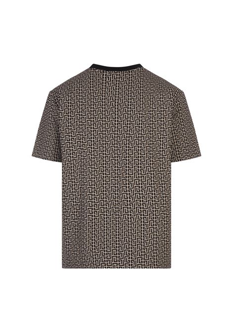 Monogram T-Shirt With Pierre Balmain Label BALMAIN | DH1EG000JC97GFE