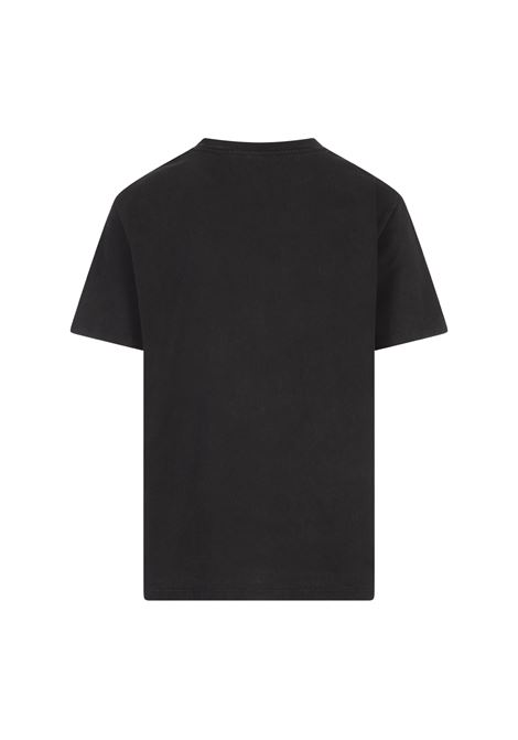 Black T-Shirt With Balmain Vintage Embroidery BALMAIN | DH1EG010BC72YGD