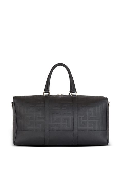 Black Monogrammed Travel Bag BALMAIN | DM1EC222LPGE0PA