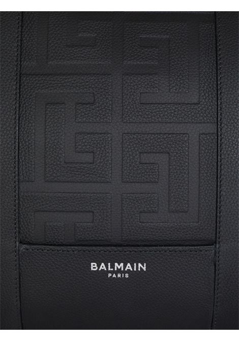 Black Monogrammed Travel Bag BALMAIN | DM1EC222LPGE0PA