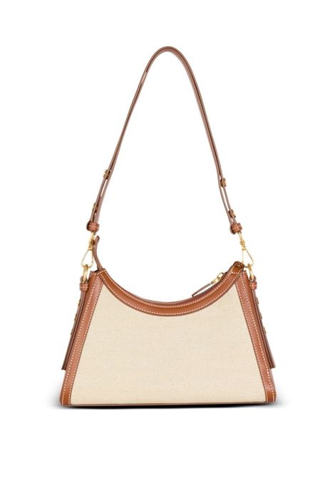 Borsa B-Buzz Hobo Beige In Tela E Pelle BALMAIN | DN1BT905TCFEGEM