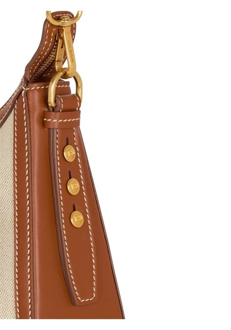 Borsa B-Buzz Hobo Beige In Tela E Pelle BALMAIN | DN1BT905TCFEGEM