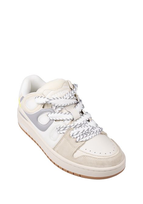 Sneakers Ollie Bianche, Grigie e Beige BARROW | F3BWUASN172002/44