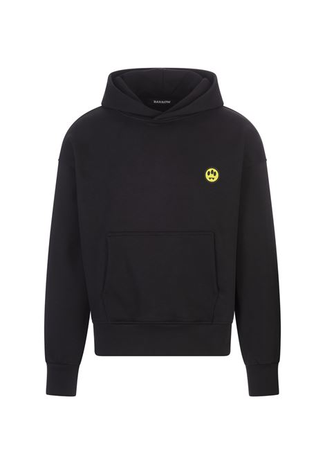 Black Hoodie with Smile BARROW | F4BWUAHS138110