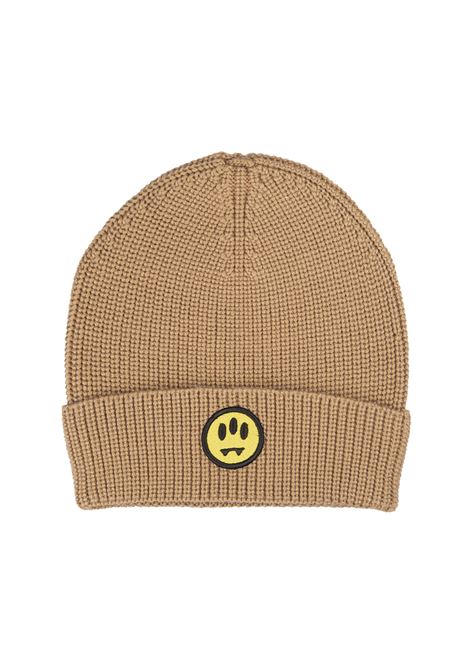 Sand Ribbed Knitted Beanie BARROW | F4BWUAHT025092