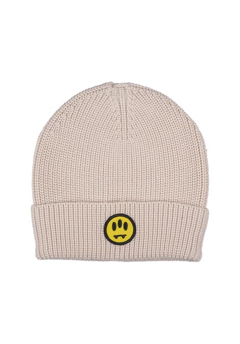 Dove Ribbed Knitted Beanie BARROW | F4BWUAHT025BW009