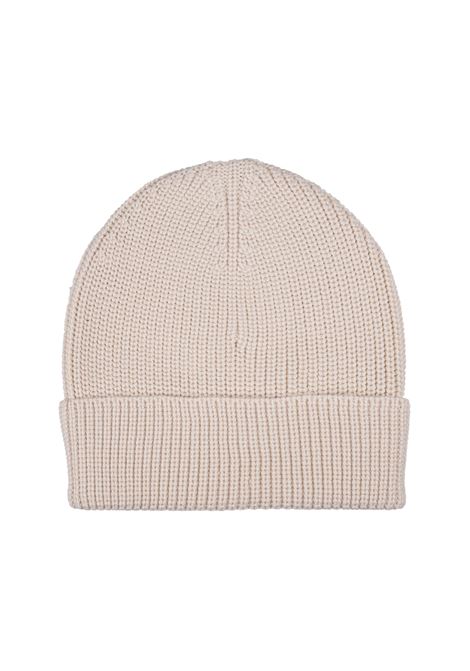 Dove Ribbed Knitted Beanie BARROW | F4BWUAHT025BW009