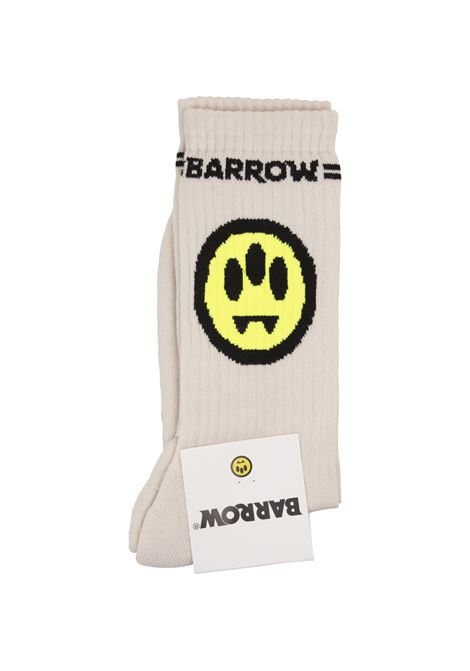 Dove Socks With Logo and Smile BARROW | F4BWUASO022BW009