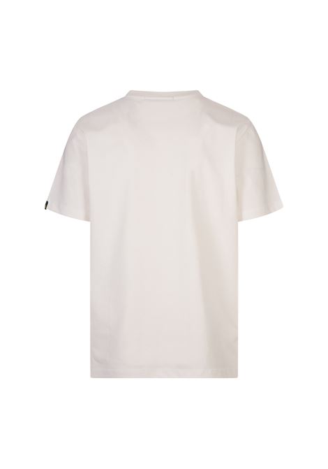 White Logo Print T-Shirt BARROW | F4BWUATH061002