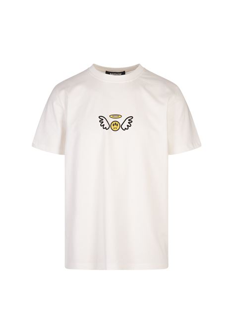 White Graphic Print T-Shirt BARROW | F4BWUATH077002