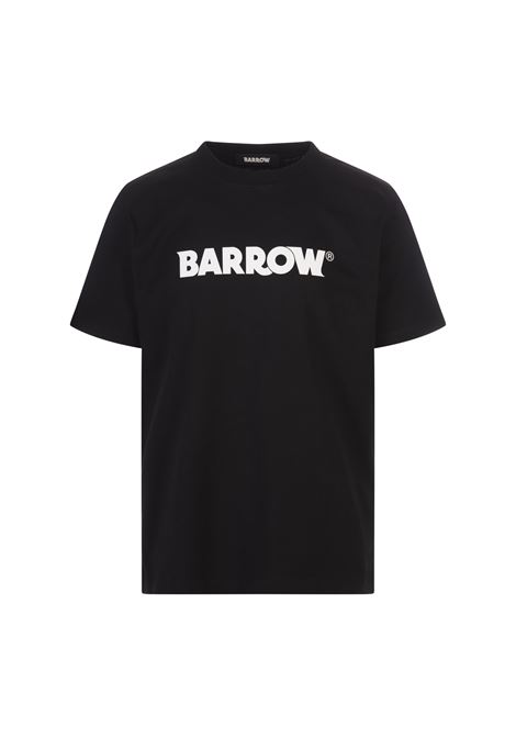 T-Shirt Nera Con Logo Lettering BARROW | F4BWUATH144110