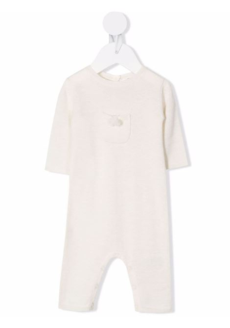 Milk White Cashmere Jumpsuit With Pocket BONPOINT | PEBDA2322C0002